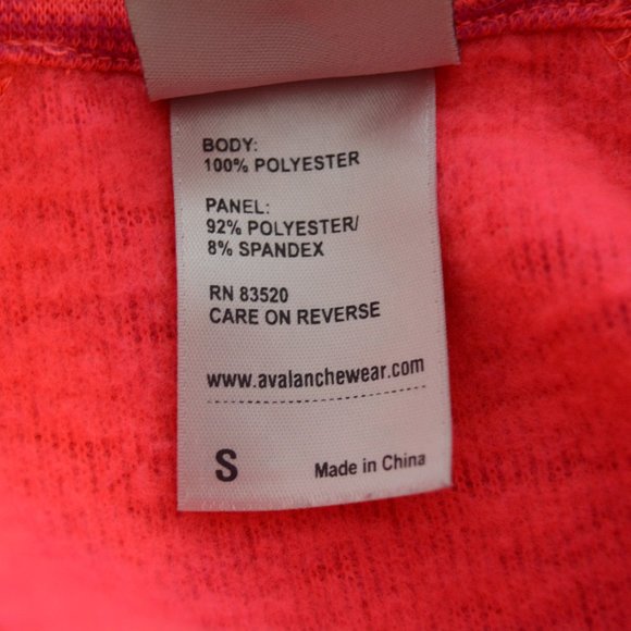 Women’s Pink Avalanche Half Zip Fleece S - Picture 7 of 7